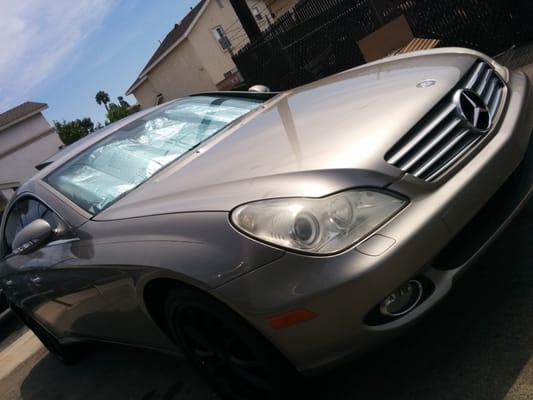 Mercedes CLS needed oil change, tune up, and new brakes. Thanks Gary.