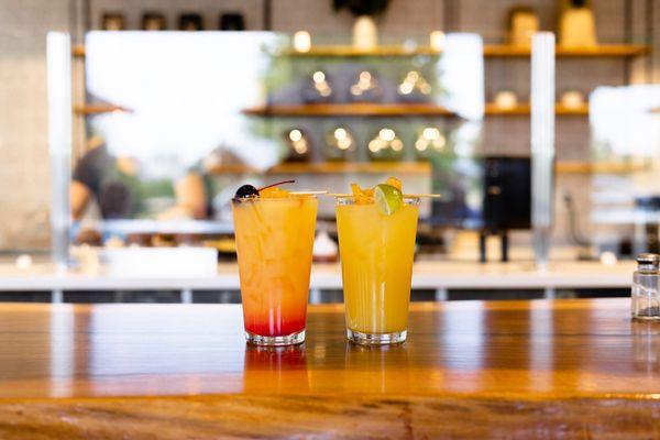 Cocktails - Tequila Sunrise & Morning Mexican Mule