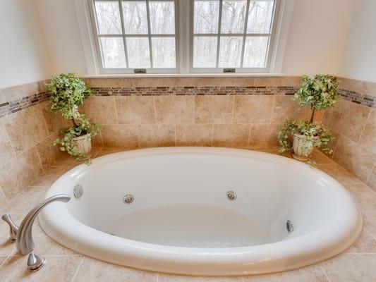 Master Bath was turned into a luxury spa!  Gorgeous work again!