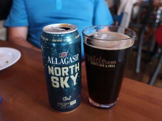 Allagash North Sky Belgian stout, 7.5% ABV