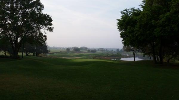 View from the Clubhouse on a beautiful Florida morning