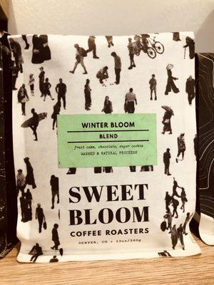 Bagged coffee for purchase - look at those flavor notes!