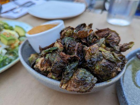 Burnt brussel sprouts