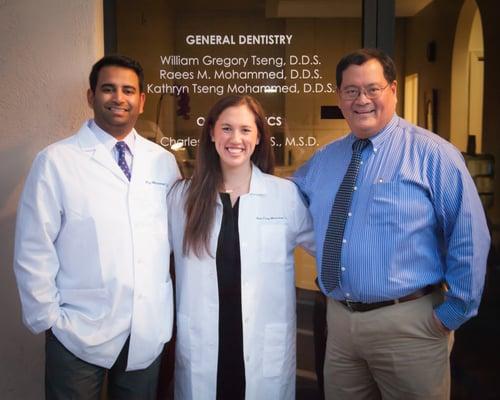 Dr. Mohammed, Dr. Katie and Dr. Tseng