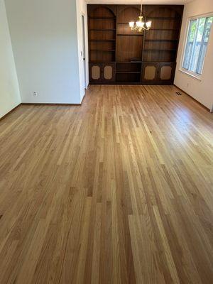 AFTER: Floor refinish