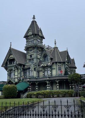 Carson Mansion in December 2021