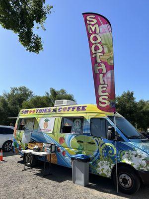 Food truck, located at Nugget Fields today