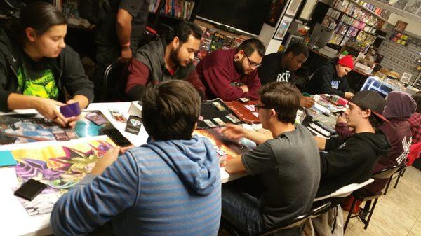 Yugioh tournaments every tuesday night