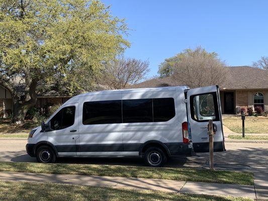 Another view of the Owner Henry Godoy's C3 Carpet Cleaning Van.