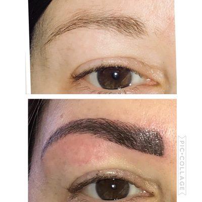 This client wanted fuller brows!