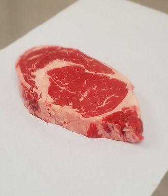 Fine cut of Ribeye.