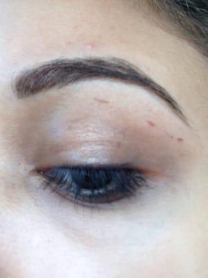 One of the horrible brows, the other side is the same