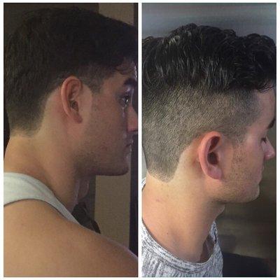 Before and after cut @ sports clips bankers point: stylist Rose.