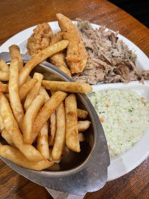 Chicken fingers and bbq