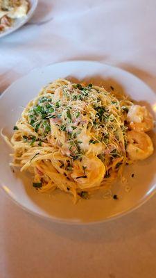 Spaghetti Carbonara Alla Lianico. Very tasty!