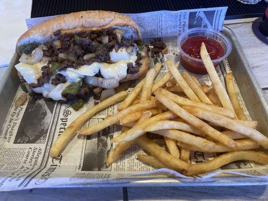 Philly cheesesteak