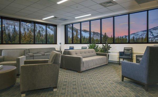 Lobby overlooking Vail Mountain