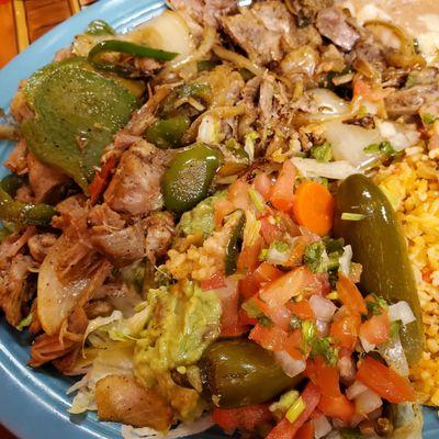 My carnitas plate.