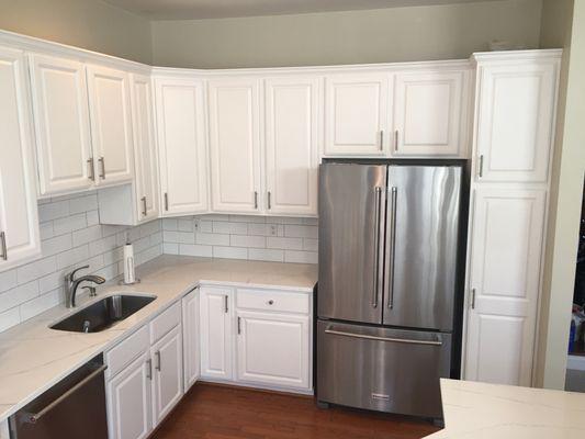 Kitchen cabinet refinish