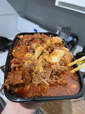 Szechuan Chili Beef Bowl