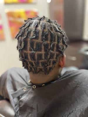 Starter locs #milwaukeelocs #staypressdmke