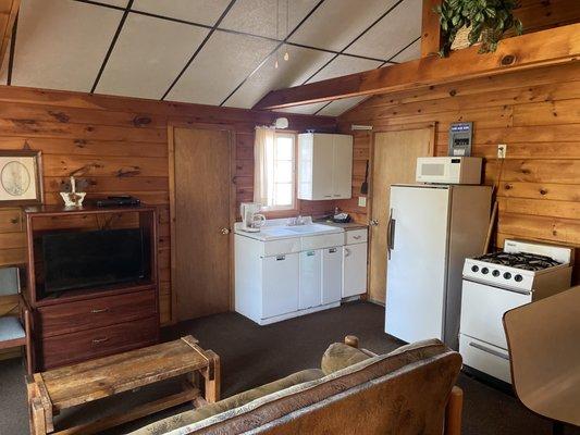 Pines Cottage Living/Kitchen Area