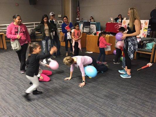 I had the opportunity to help show kids how to workout on a budget!