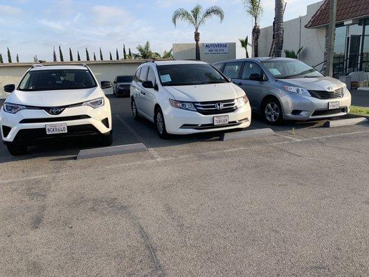 Minivans of all types for families