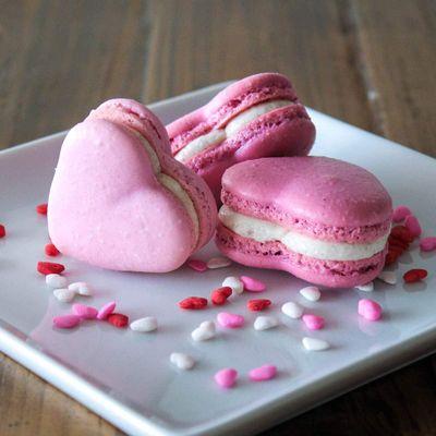 new at faby heart shaped macarons for valentine's day only in pre order