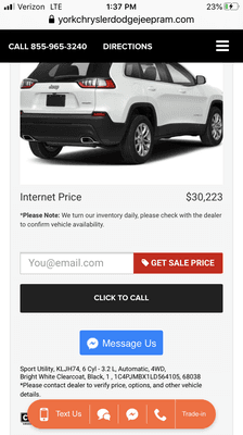 Original internet price. Now currently on ad as of 8/4/2020 for 35,989