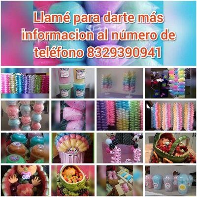 Para eventos infantil dulce candy te ofrece algodones de azúcar muy ricos para los pequeños q festejan su cumple