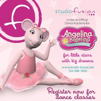 Studio Fusion is now an official Angelina Ballerina Dance Academy! http://studio-fusion.net/angelina-ballerina-dance-academy/