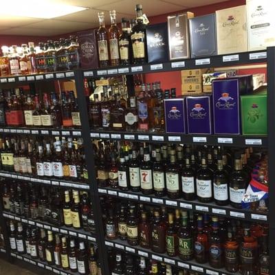 Great whiskey selection