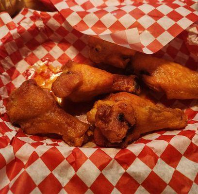 Hot buffalo wings.