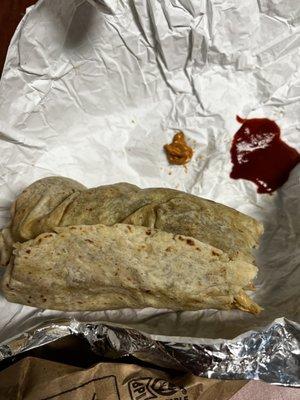 Carne asada burrito