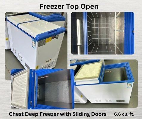 Small Chest Freezer
Upgrade your food storage with this 6.6 cubic feet small chest freezer, ideal for families and bulk buyers!