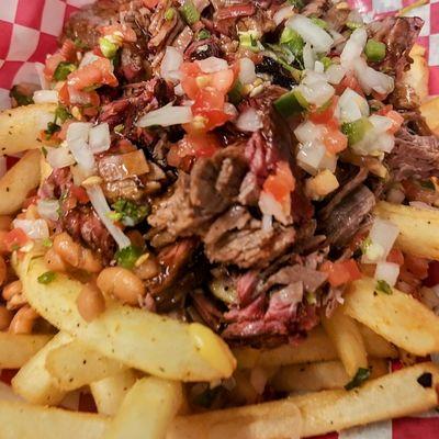 Brisket loaded fries