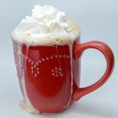 Hot Cocoa, Cappuccinos and more are available