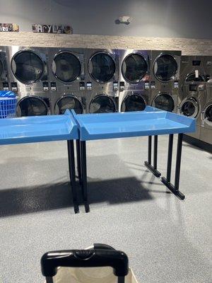 Folding areas and Dryers