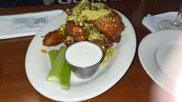 Garlic Pistachio Wings