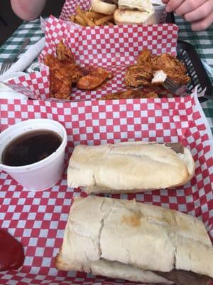 Mmm wings and a French dip!