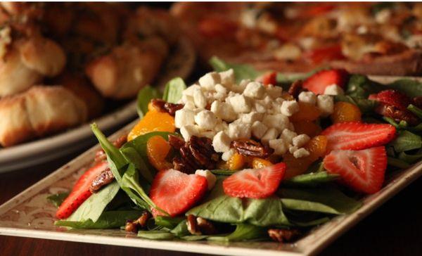 Strawberry and Mandarin salad.