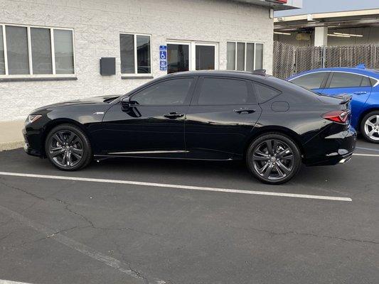 New 2021 Acura TLX A-spec purchased from another dealership.