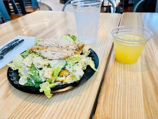 Chicken Ceasar Salad + Mimosa