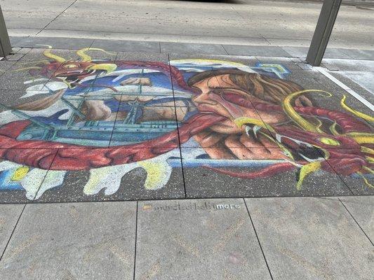 Sidewalk Art 8/18/23