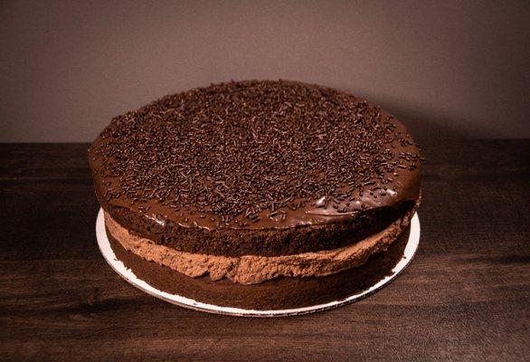 Brigadeiro Cake 
By the slice or full cake orders