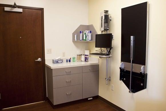 One of the three exam rooms