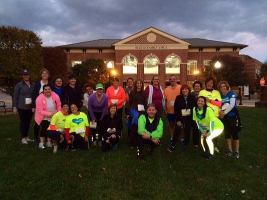 Night Life- training programs in front of the YMCA.