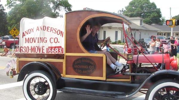 1925 Model T C-cab in the 4th of July parade Hope Mills, NC