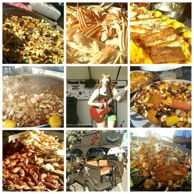 Johns pass seafood festival collage